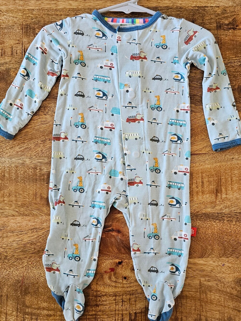Magnetic Me Easy Rider Print Footed One-Piece